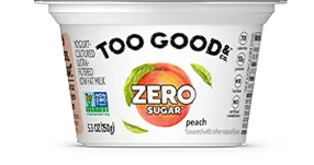 Too Good & Co zero sugar yogurt-cultured ultra-filtered milk cups