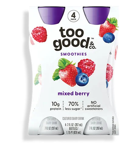 Two Good® Mixed Berry Cultured Dairy Beverage in 7oz Bottle